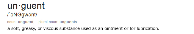 unguent def